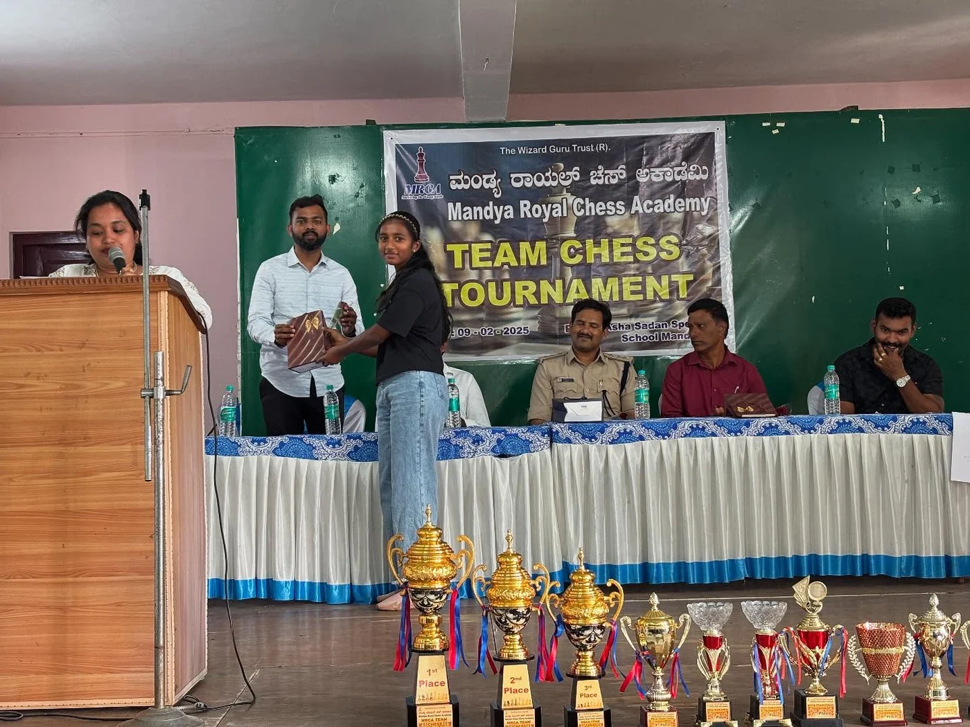 Chess Forge students and guests at a team tournament